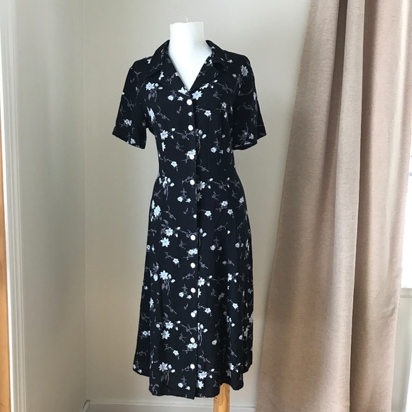 Vintage button front dress Clearance